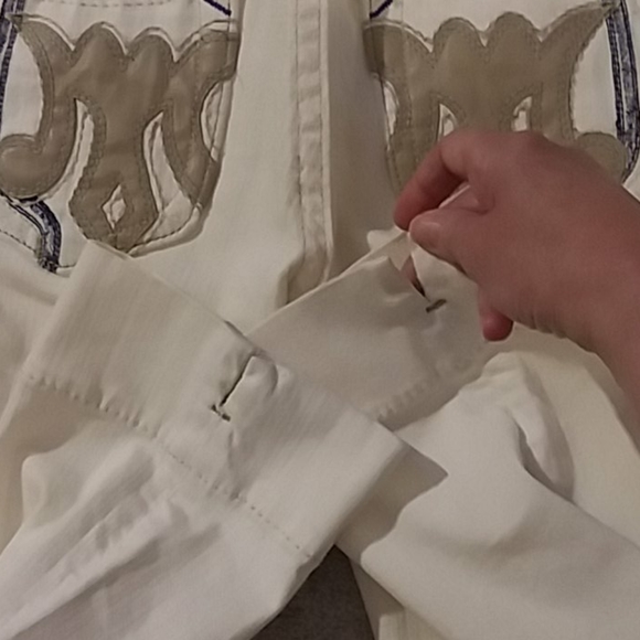 🌼MEK DENIM capri white jeans 🌼 - Picture 9 of 16